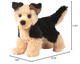 Douglas Sheba German Shepherd Dog Plush Stuffed Animal | 8-Inch Long